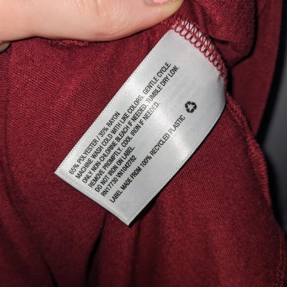 Mossimo Open Back Knotted Tank Top Juniors Size M - Picture 7 of 7